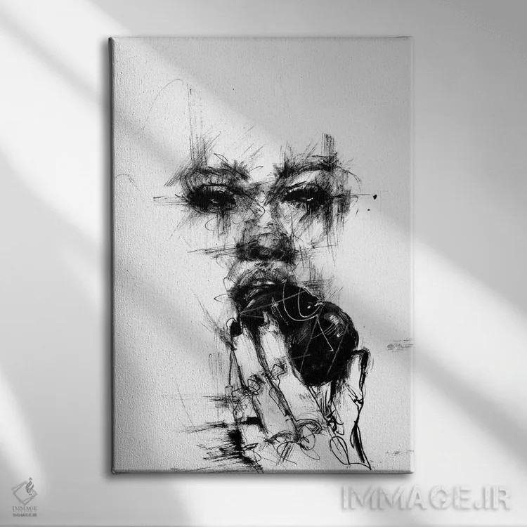 تابلو دکوراتیو رسیده اثر دوریانا پوپا - نمای روبهرو روی دیوار