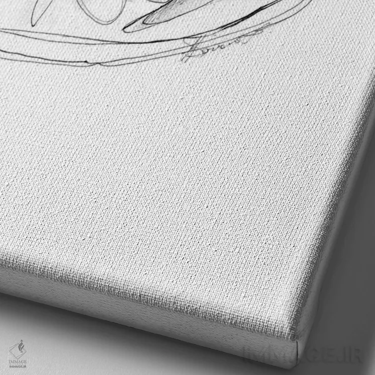 تابلو دکوراتیو سقف اثر دوریانا پوپا - نمای نزدیک بافت بوم