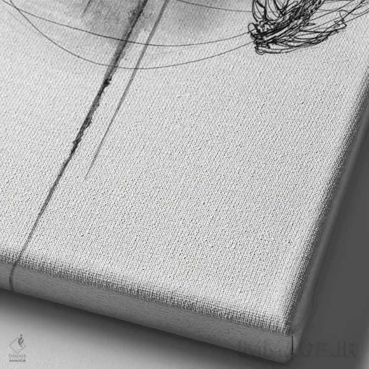 تابلو دکوراتیو ریسک اثر دوریانا پوپا - نمای نزدیک بافت بوم