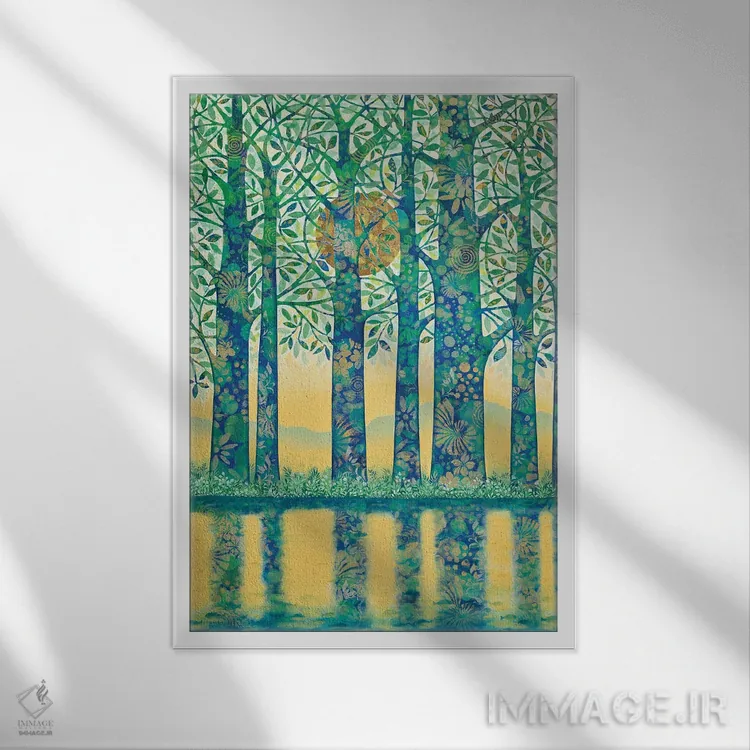 تابلو دکوراتیو سپیده دم اثر دنیلا پرزیوزو اینوالر - نمای قابدار سفید