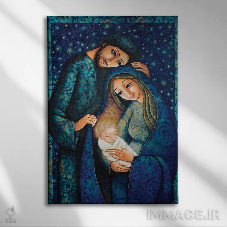 تابلو دکوراتیو نور جهان اثر دنیلا پرزیوزو اینوالر - نمای روبهرو روی دیوار