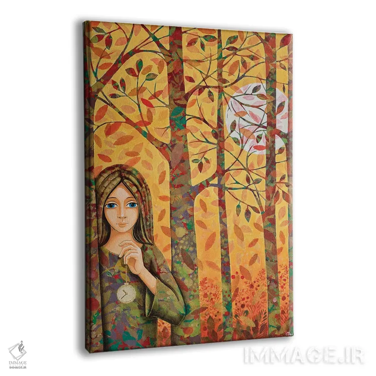 تابلو دکوراتیو انتظار اثر دنیلا پرزیوزو اینوالر - نمای پرسپکتیو محصول