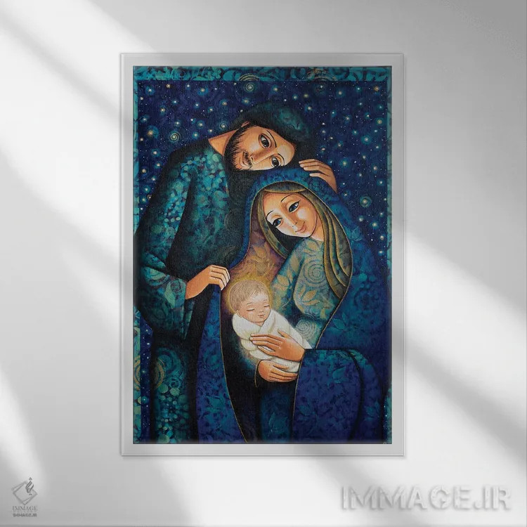 تابلو دکوراتیو نور جهان اثر دنیلا پرزیوزو اینوالر - نمای قابدار سفید