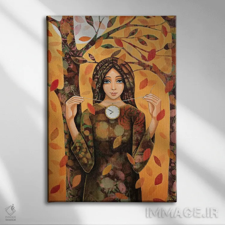 تابلو دکوراتیو لحظه بی پایان اثر دنیلا پرزیوزو اینوالر - نمای روبهرو روی دیوار
