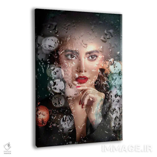 تابلو دکوراتیو چراغ های خیس اثر دومینیک بادوئل - نمای پرسپکتیو محصول