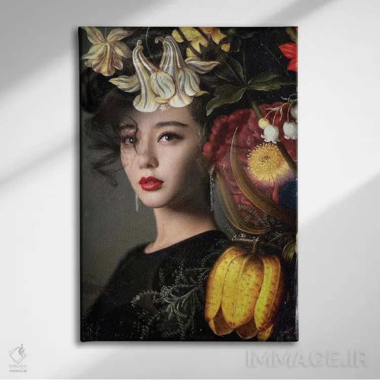 تابلو دکوراتیو مجلل اثر دومینیک بادوئل - نمای روبهرو روی دیوار