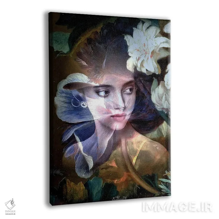 تابلو دکوراتیو گل فروش اثر دومینیک بادوئل - نمای پرسپکتیو محصول