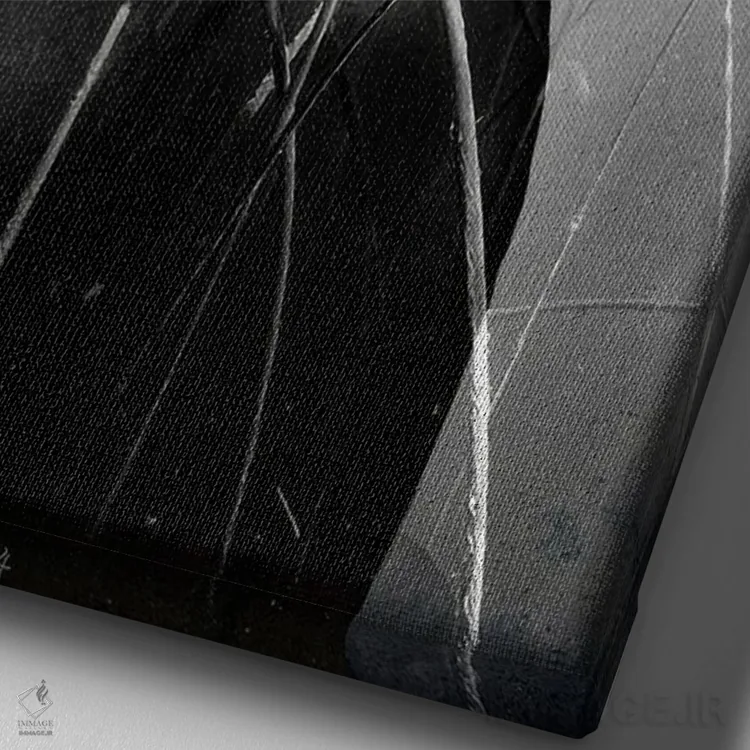 تابلو دکوراتیو حوری غرق شده اثر دومینیک بادوئل - نمای نزدیک بافت بوم