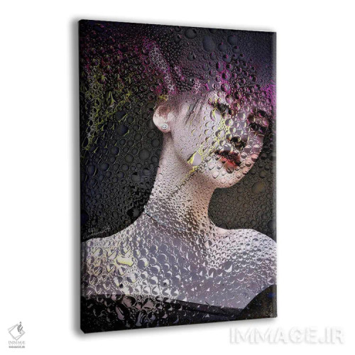 تابلو دکوراتیو طاووس مه آلود اثر دومینیک بادوئل - نمای پرسپکتیو محصول