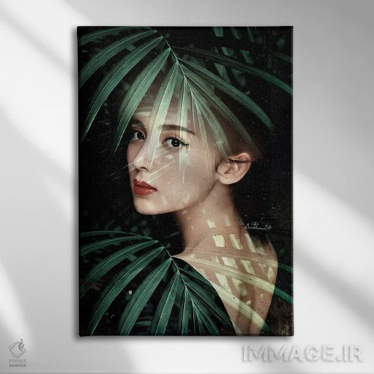 تابلو دکوراتیو بیرون از جنگل اثر دومینیک بادوئل - نمای روبهرو روی دیوار