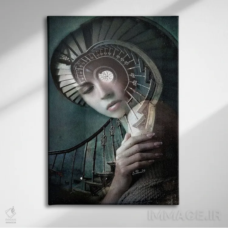 تابلو دکوراتیو کبرا اثر دومینیک بادوئل - نمای روبهرو روی دیوار