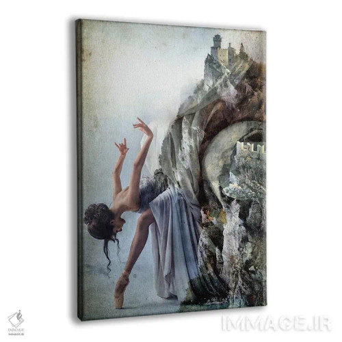 تابلو دکوراتیو قصه پریان اثر دومینیک بادوئل - نمای پرسپکتیو محصول