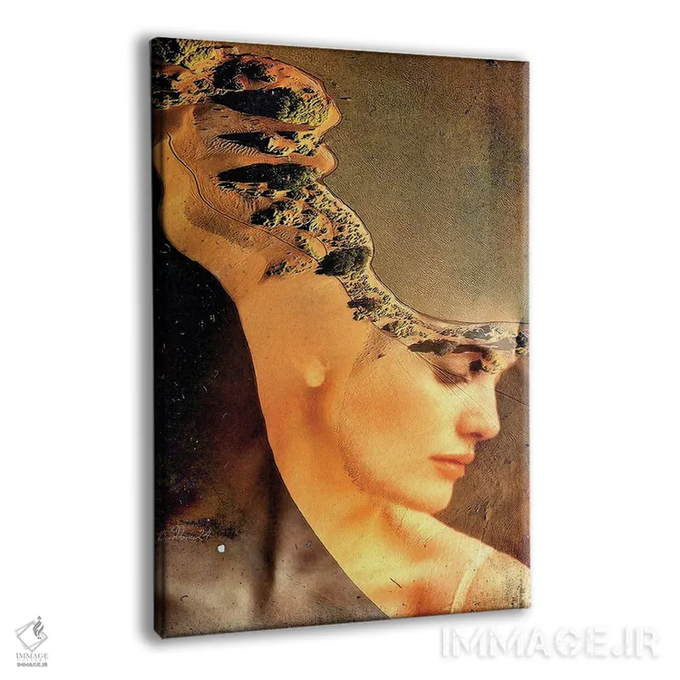 تابلو دکوراتیو نامیبیا اثر دومینیک بادوئل - نمای پرسپکتیو محصول