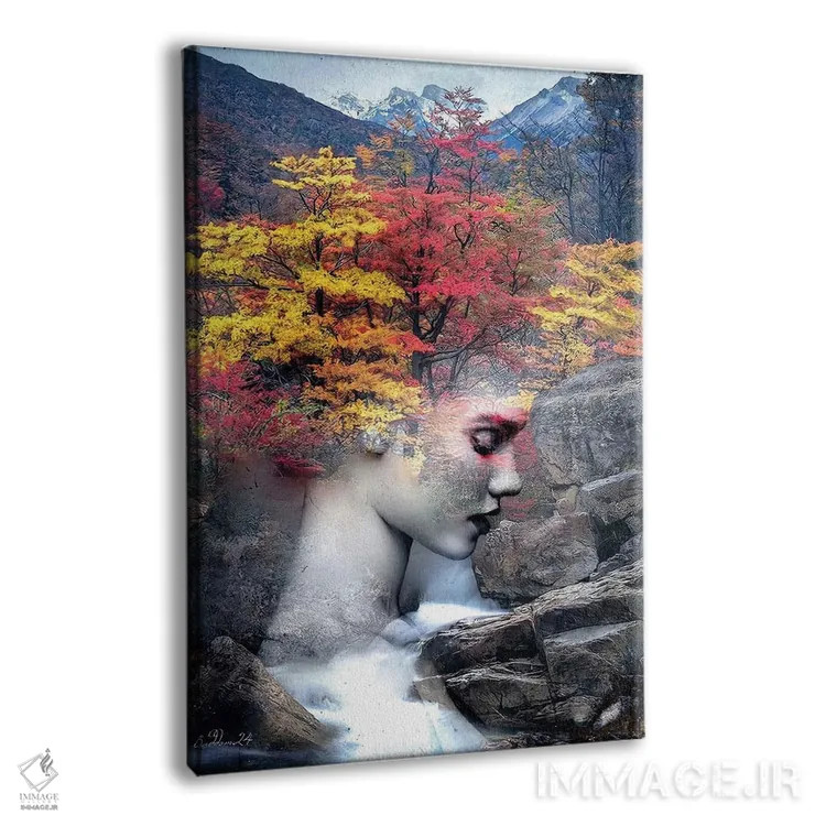 تابلو دکوراتیو پاییز همیشگی اثر دومینیک بادوئل - نمای پرسپکتیو محصول