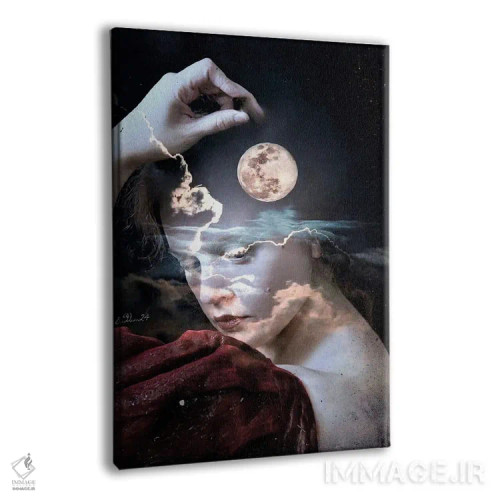 تابلو دکوراتیو دیوانه اثر دومینیک بادوئل - نمای پرسپکتیو محصول