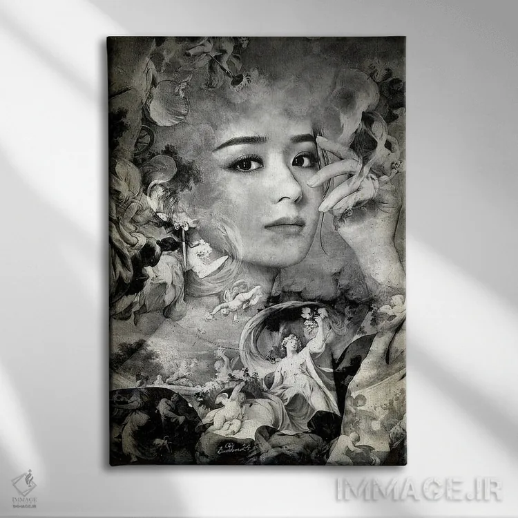 تابلو دکوراتیو مارکیز اثر دومینیک بادوئل - نمای روبهرو روی دیوار