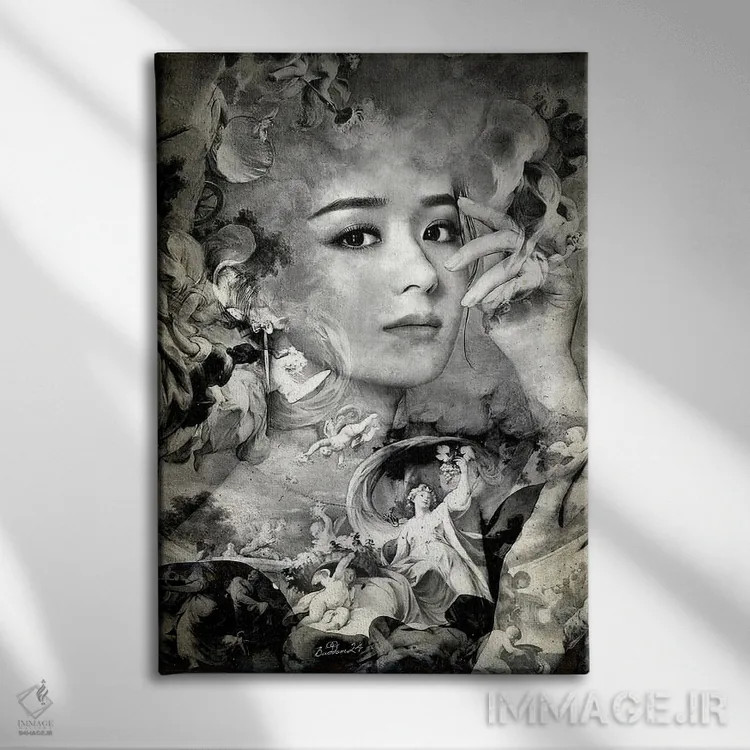 تابلو دکوراتیو مارکیز اثر دومینیک بادوئل - نمای روبهرو روی دیوار