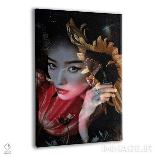 تابلو دکوراتیو ملکه شب اثر دومینیک بادوئل - نمای پرسپکتیو محصول