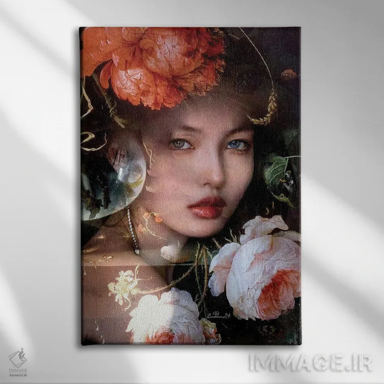 تابلو دکوراتیو پنچیا اثر دومینیک بادوئل - نمای روبهرو روی دیوار