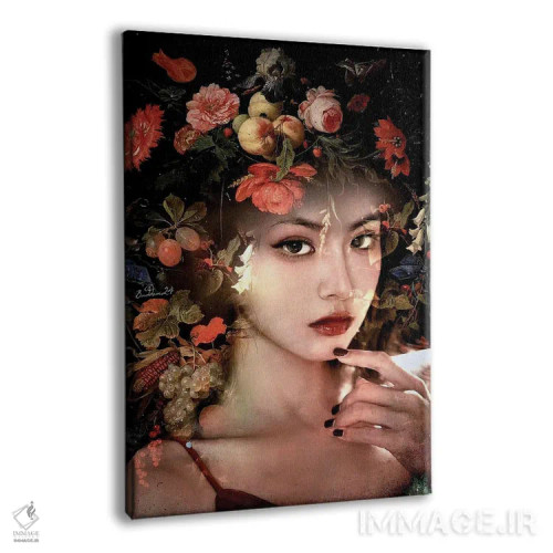 تابلو دکوراتیو گیاهان اثر دومینیک بادوئل - نمای پرسپکتیو محصول