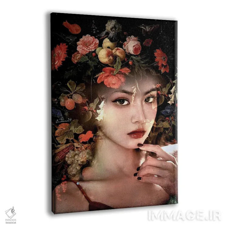 تابلو دکوراتیو گیاهان اثر دومینیک بادوئل - نمای پرسپکتیو محصول