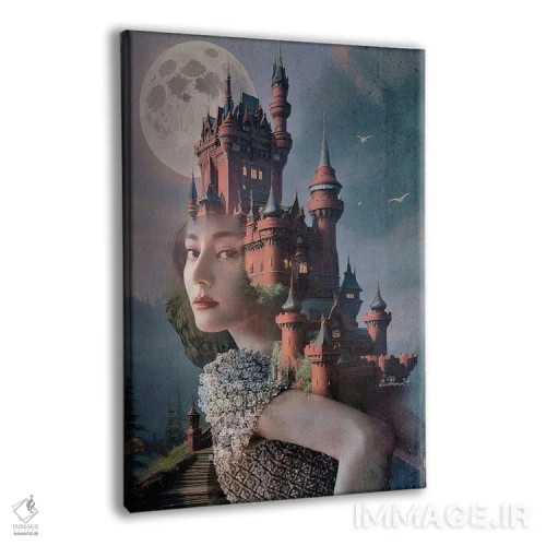 تابلو دکوراتیو شاهزاده در قلعه اثر دومینیک بادوئل - نمای پرسپکتیو محصول