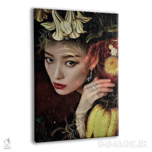 تابلو دکوراتیو گل های بارانی اثر دومینیک بادوئل - نمای پرسپکتیو محصول