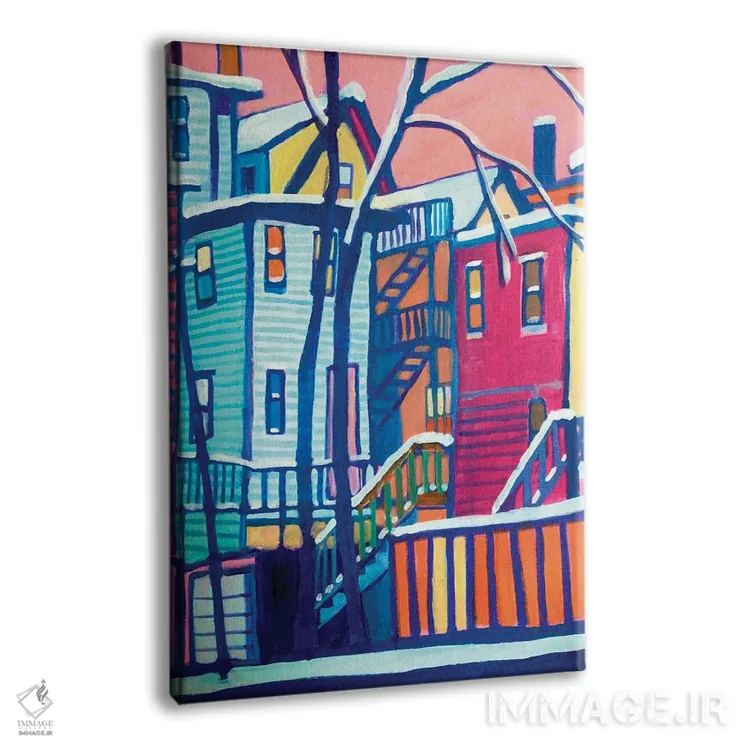 تابلو دکوراتیو زمستان لارنس اثر دبرا برتون رابینسون - نمای پرسپکتیو محصول