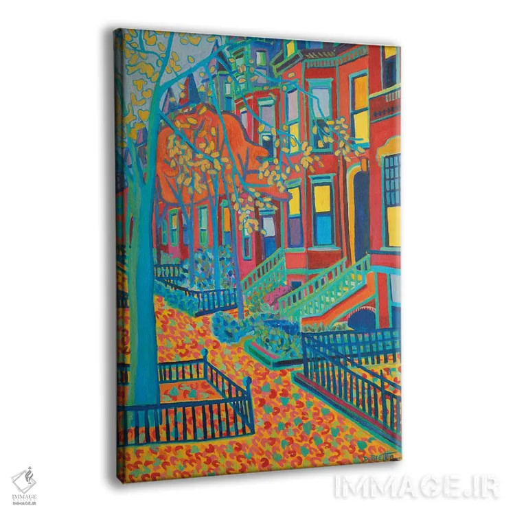 تابلو دکوراتیو در یک روز پاییزی اثر دبرا برتون رابینسون - نمای پرسپکتیو محصول