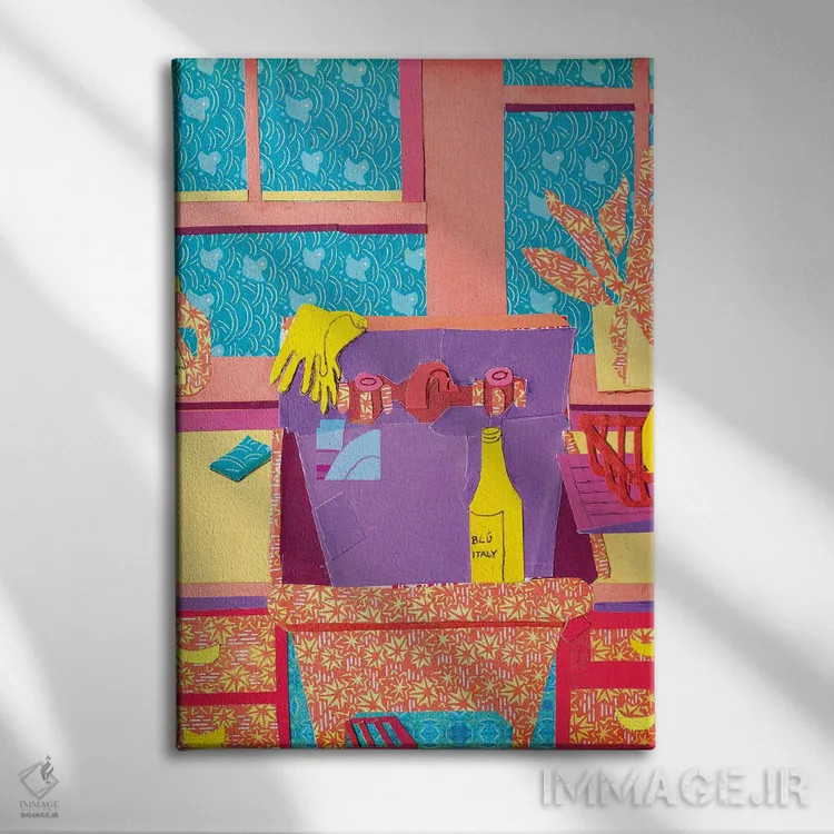 تابلو دکوراتیو آشپزخانه کلیسا اثر دبرا برتون رابینسون - نمای روبهرو روی دیوار