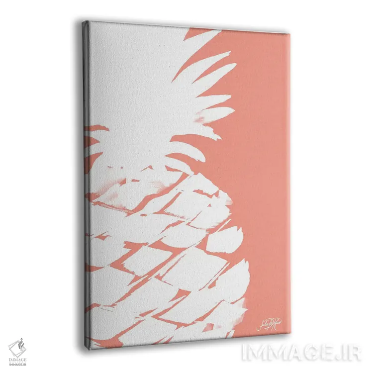 تابلو دکوراتیو آناناس مدرن II اثر جولی دریسه - نمای پرسپکتیو محصول