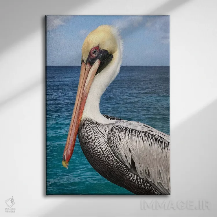 تابلو دکوراتیو پلیکان اثر جولی دریسه - نمای روبهرو روی دیوار