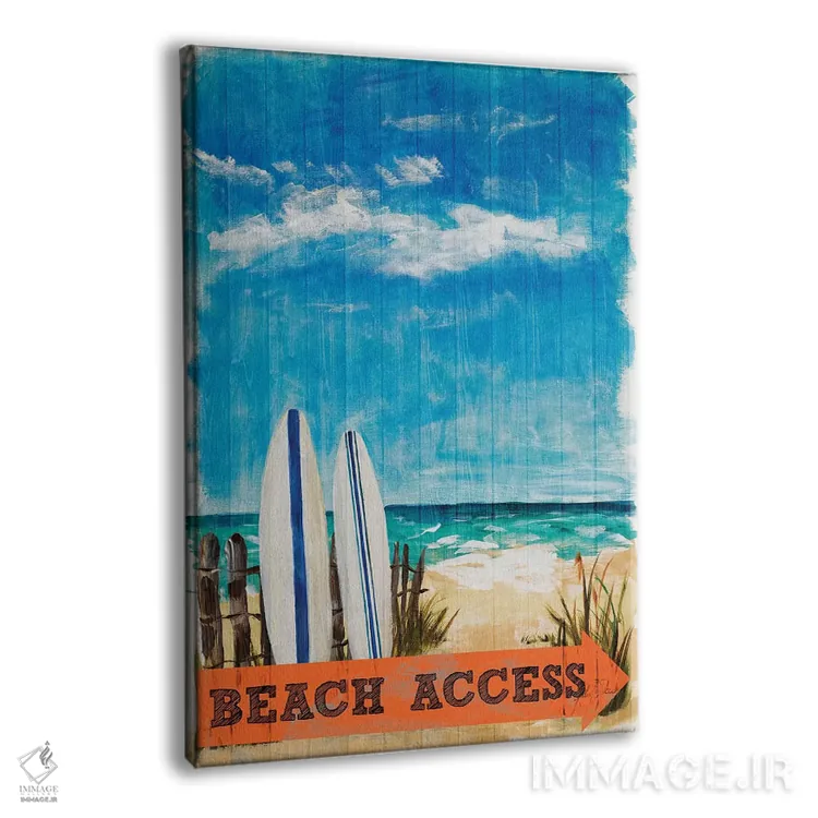 تابلو دکوراتیو ورودی ساحل اثر جولی دریسه - نمای پرسپکتیو محصول