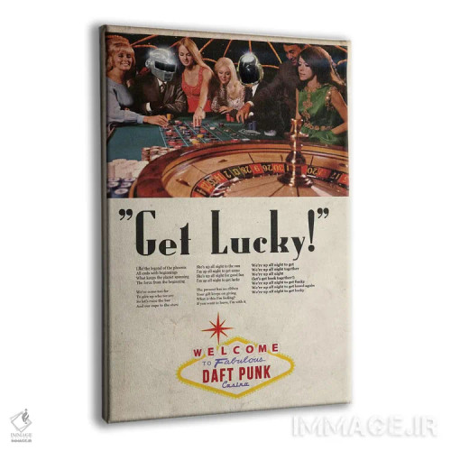 تابلو دکوراتیو خوش شانس شدن اثر ادز لیبیتوم - نمای پرسپکتیو محصول