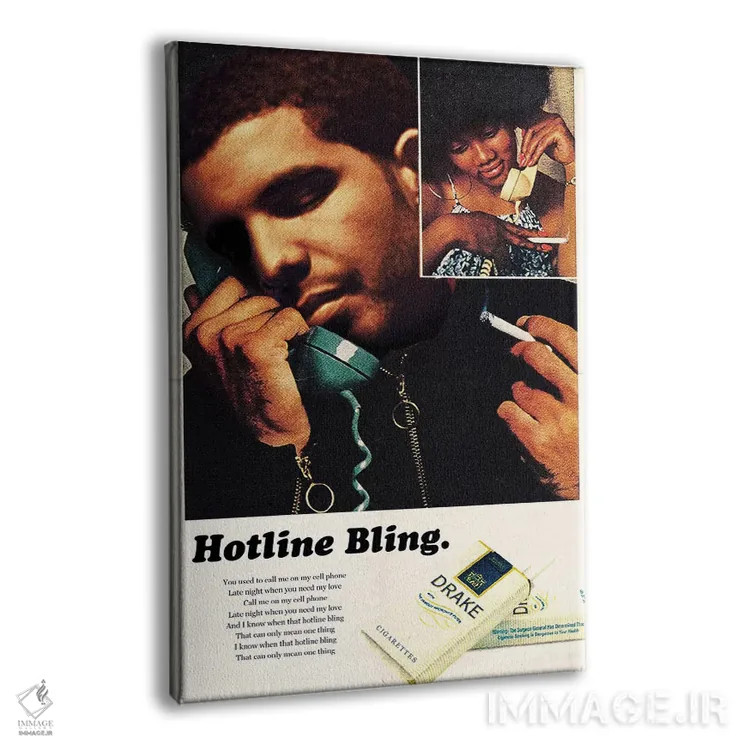 تابلو دکوراتیو خط ویژه آهنگ اثر ادز لیبیتوم - نمای پرسپکتیو محصول