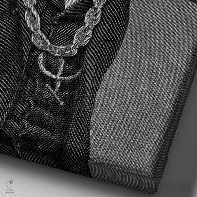 تابلو دکوراتیو مدرسه لینکلن اثر ادز لیبیتوم - نمای نزدیک بافت بوم