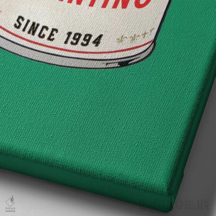 تابلو دکوراتیو پاپ شات داستان عامه پسند اثر ادز لیبیتوم - نمای نزدیک بافت بوم