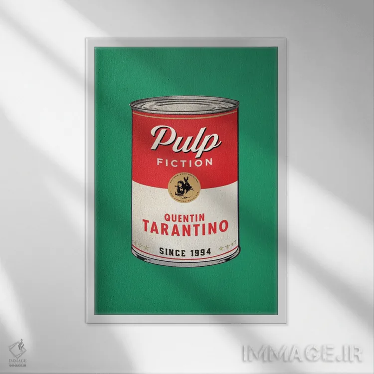 تابلو دکوراتیو پاپ شات داستان عامه پسند اثر ادز لیبیتوم - نمای قابدار سفید