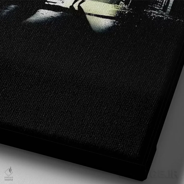 تابلو دکوراتیو تریلر اثر ادز لیبیتوم - نمای نزدیک بافت بوم