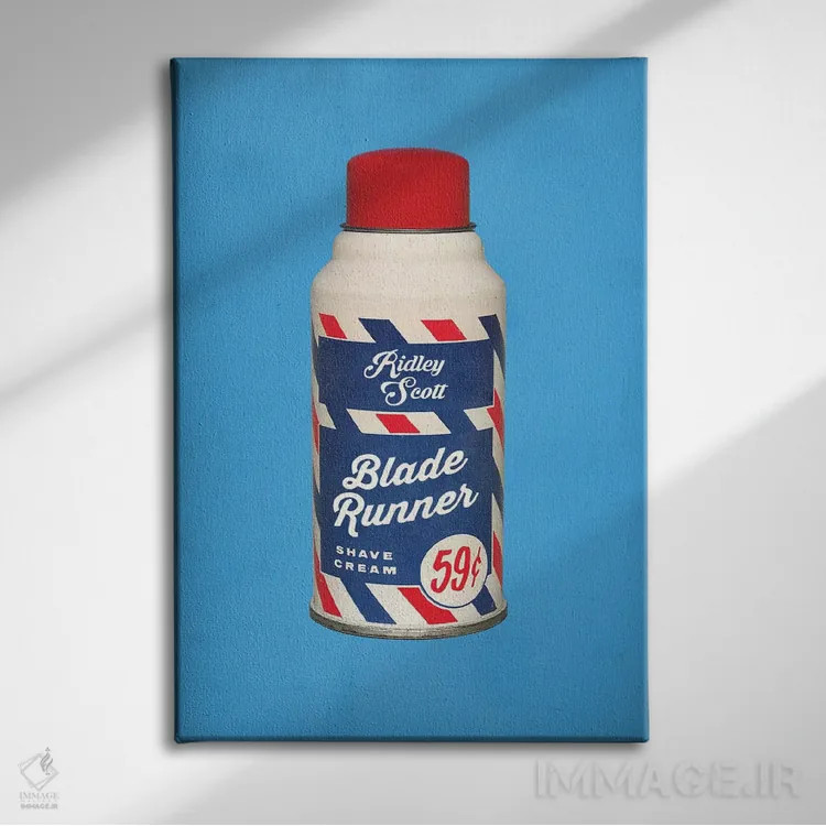 تابلو دکوراتیو پاپ شات بلید رانر اثر ادز لیبیتوم - نمای روبهرو روی دیوار