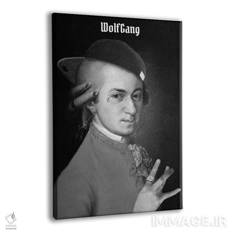 تابلو دکوراتیو ولفگانگ اثر ادز لیبیتوم - نمای پرسپکتیو محصول