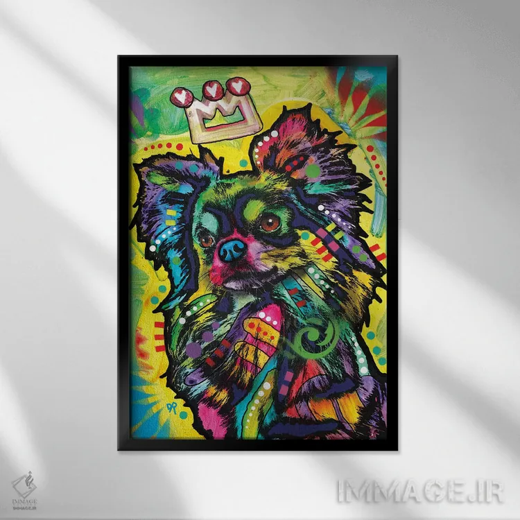 تابلو دکوراتیو ستاره اثر باور روسو - نمای قابدار مشکی