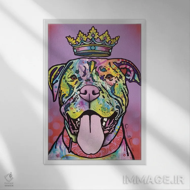 تابلو دکوراتیو امپراتوری اثر باور روسو - نمای قابدار سفید