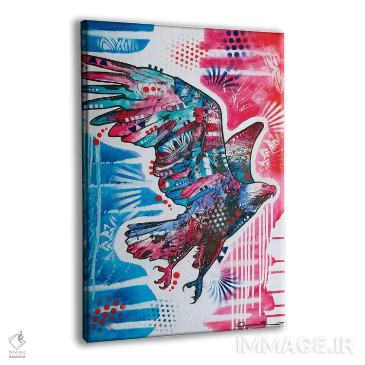 تابلو دکوراتیو عقاب سرسفید آمریکایی اثر باور روسو - نمای پرسپکتیو محصول