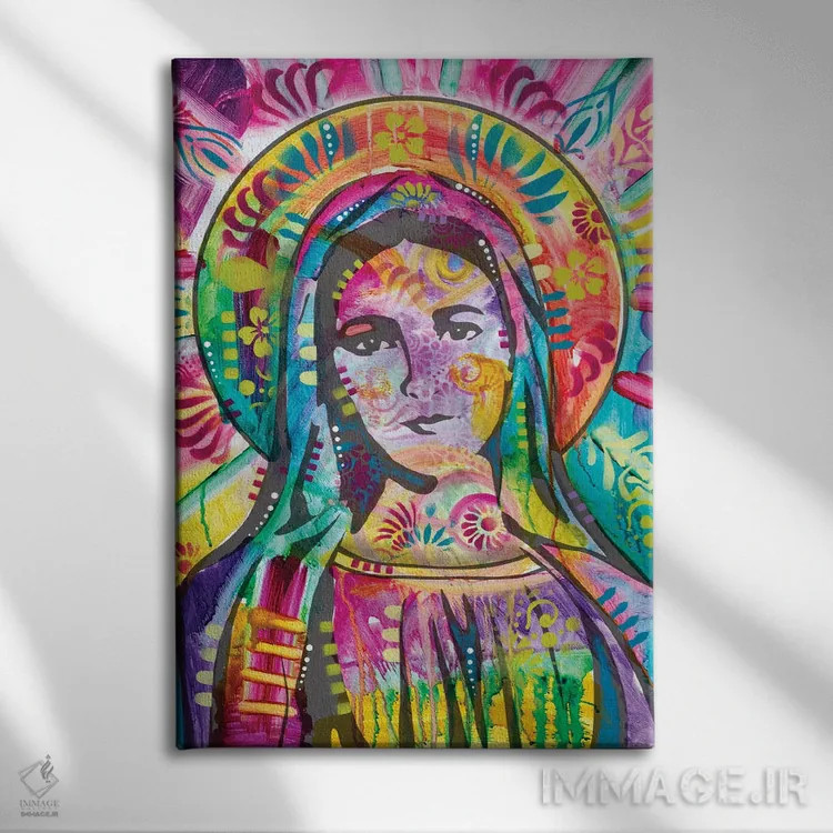 تابلو دکوراتیو مادر مریم اثر باور روسو - نمای روبهرو روی دیوار