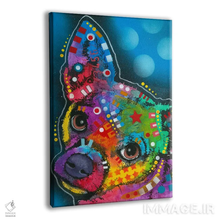 تابلو دکوراتیو چیهواهوای پاپ اثر باور روسو - نمای پرسپکتیو محصول