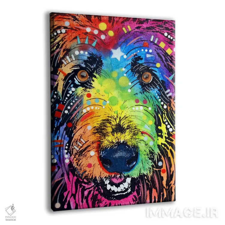 تابلو دکوراتیو ایرش ولف هاوند اثر باور روسو - نمای پرسپکتیو محصول