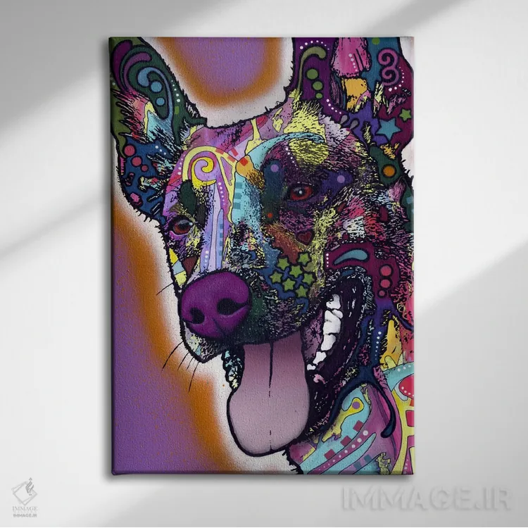 تابلو دکوراتیو مالینویز اثر باور روسو - نمای روبهرو روی دیوار