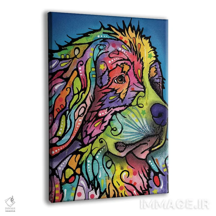 تابلو دکوراتیو سگ کوهستان اثر باور روسو - نمای پرسپکتیو محصول