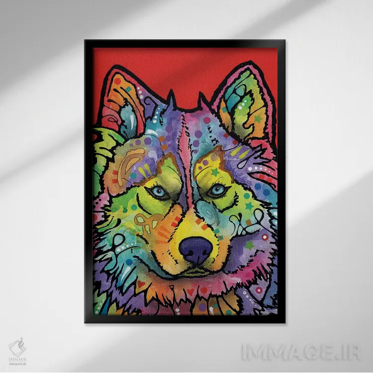 تابلو دکوراتیو ماگوا اثر باور روسو - نمای قابدار مشکی